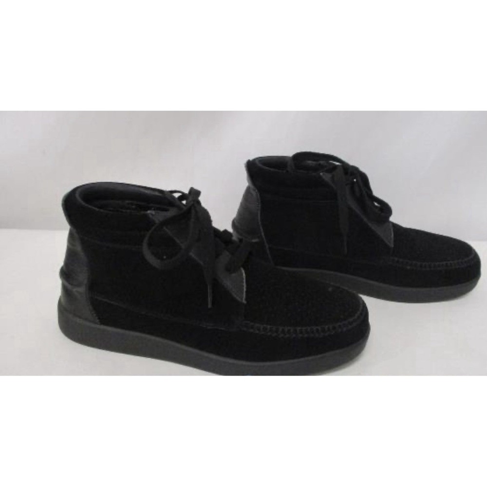 Cadillac‎ Men's High Top Mono Chrome Alante Sneakers Black IOB Size 8.5 US NEW